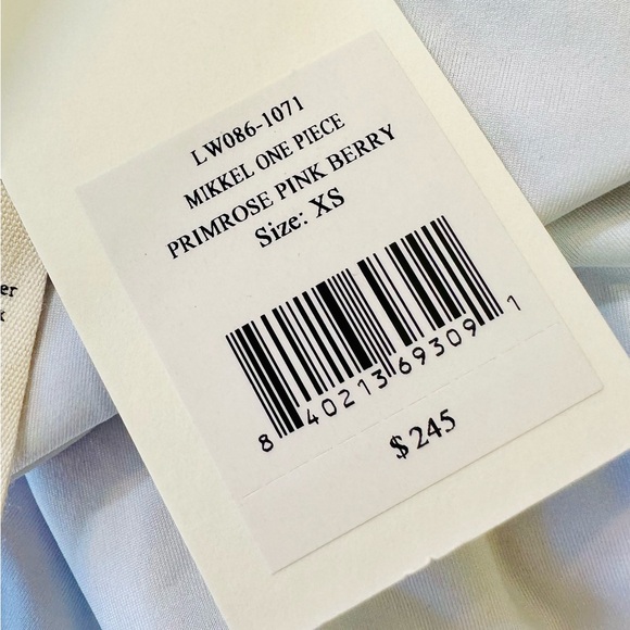 NEW! LoveShackFancy Primrose Pink Berry Mikkel Floral One-Piece Swimsuit - Picture 15 of 16